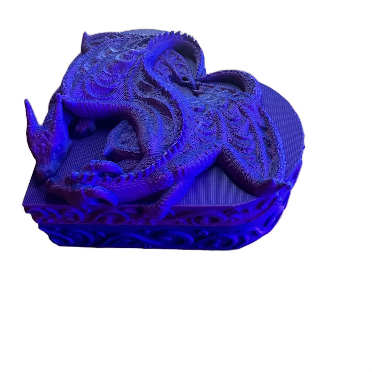 Twin Dragons Heart Jewelry Box