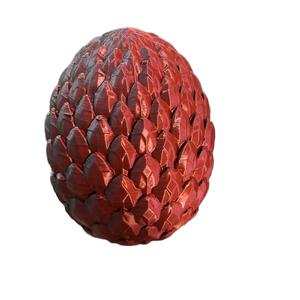 XL Dragon Egg decor with Dragon Figurine