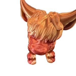 Highland Cow Articulating Figurine decor