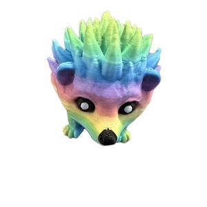 Hedgehog puffling figurine decor Print
