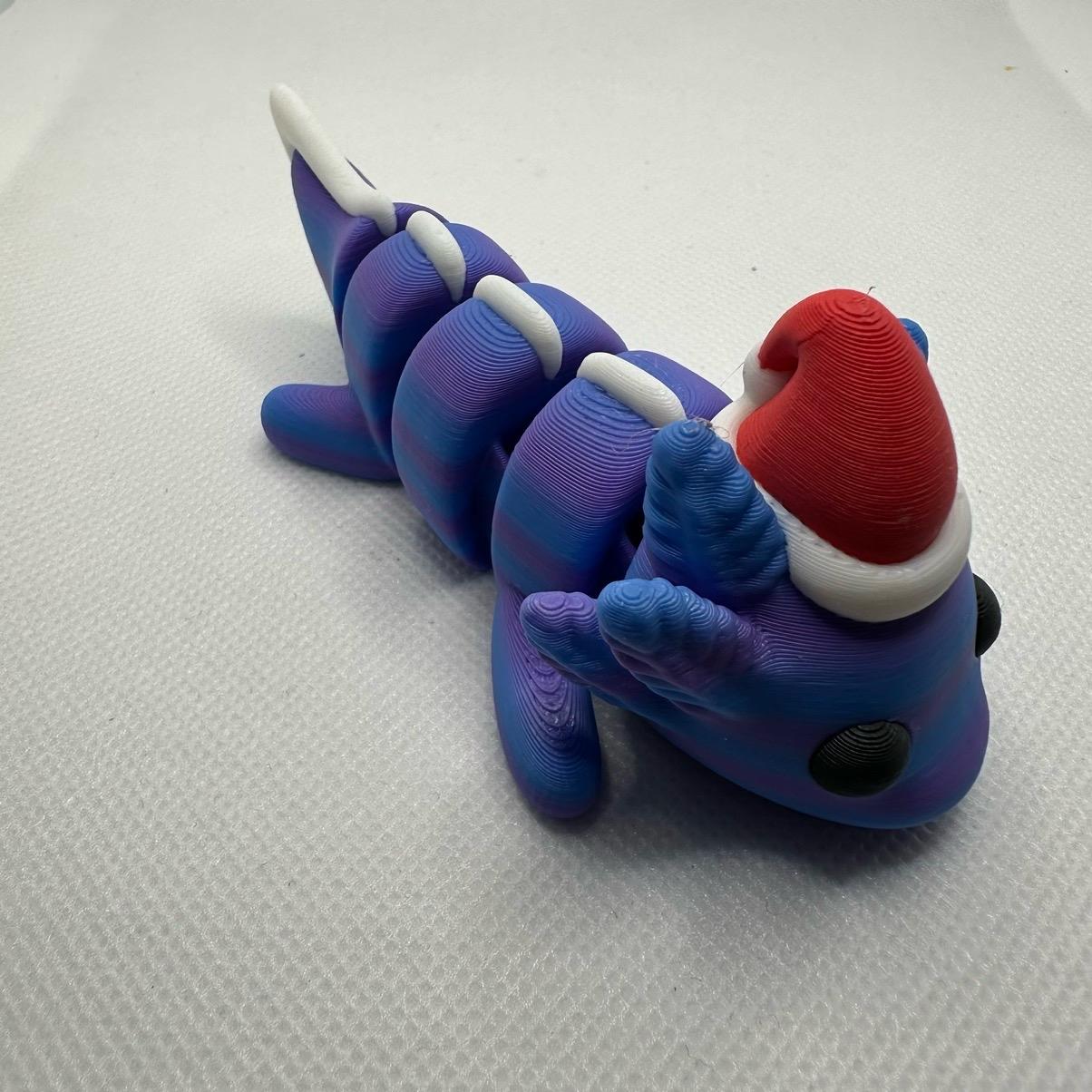 4 inch Christmas Axolotl Dragon Decoration Figurine