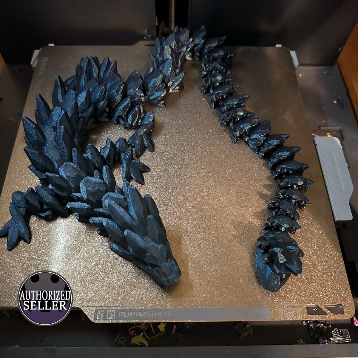 3D Printed Gemstone Dragon-2ft Decor Ornaments